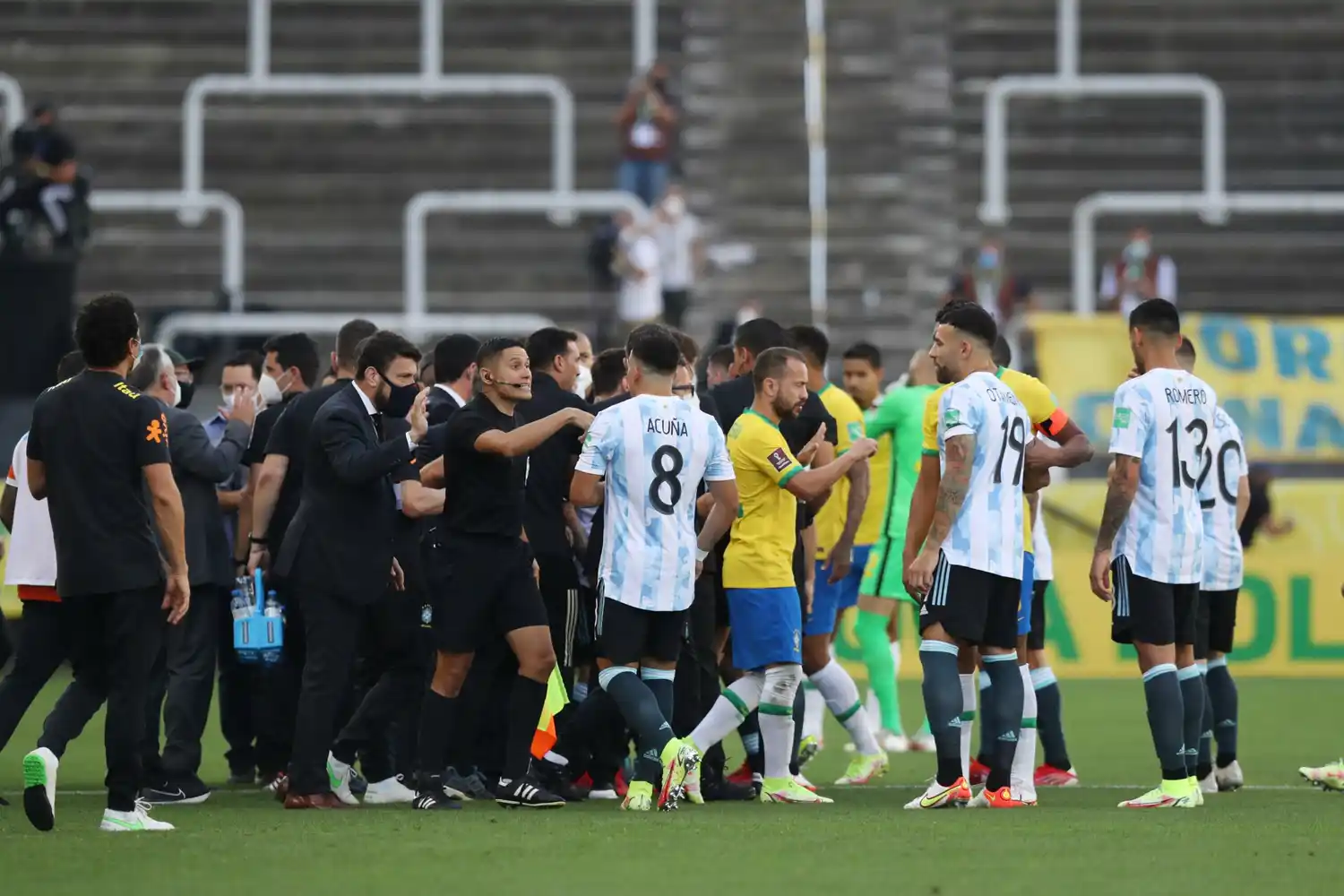 El comunicado de Conmebol tras la suspensión del partido Argentina vs Brasil
