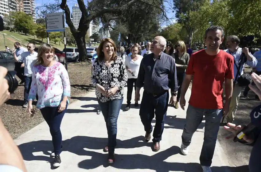 Inauguraron un nuevo espacio público sobre la ribera central