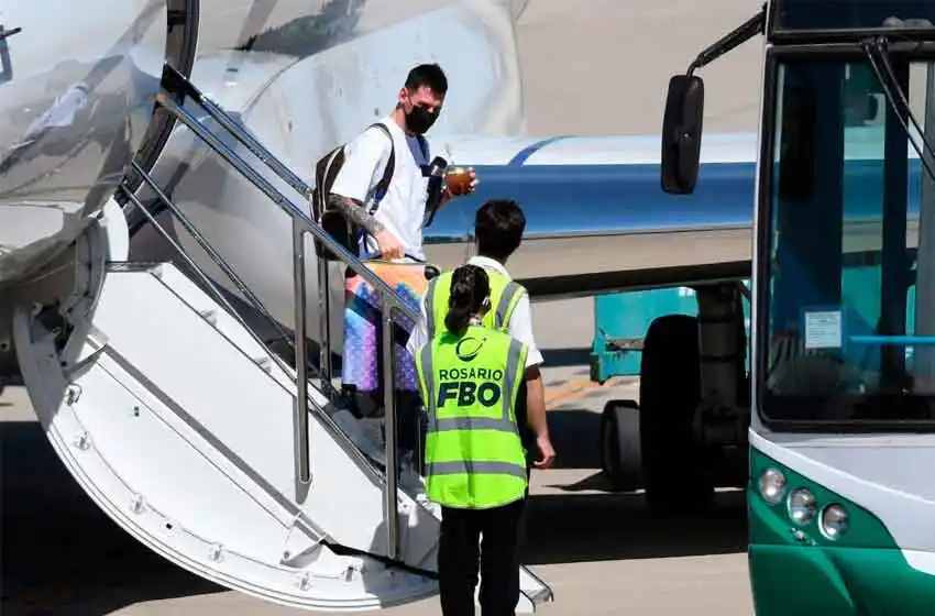 Para pasar las fiestas, Messi, Di María e Icardi llegaron a Rosario