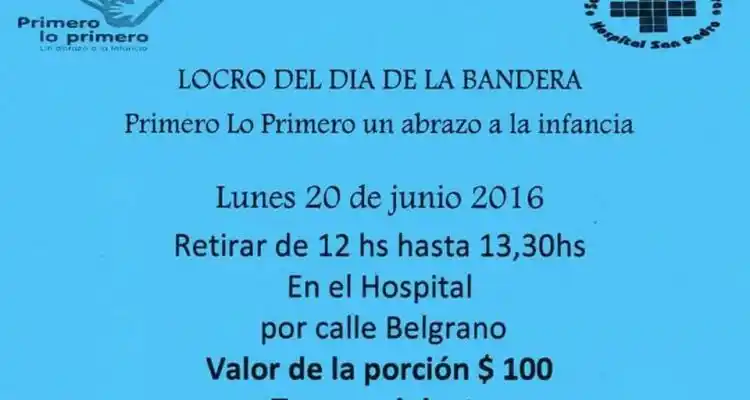 Locro del Día de la Bandera por el Hospital