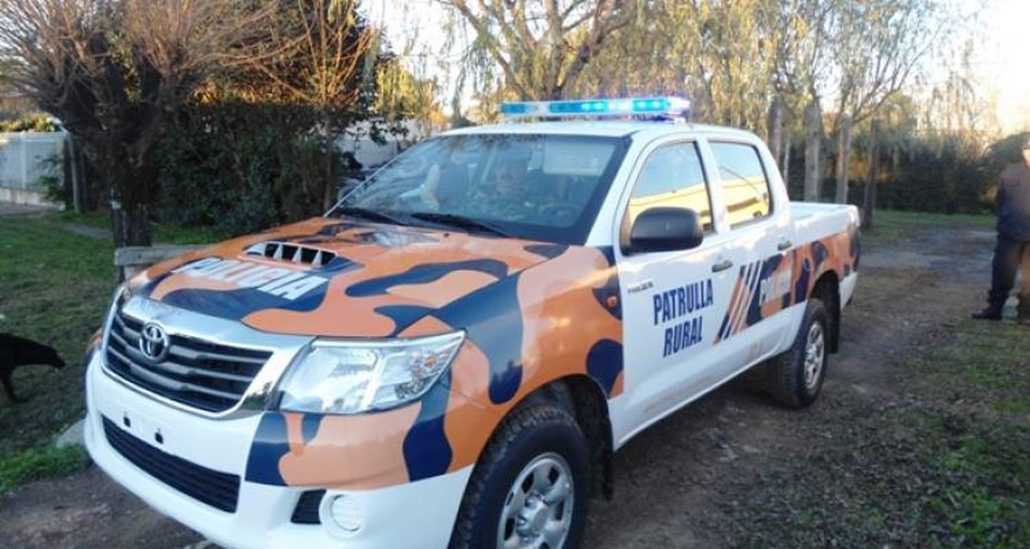 Oficial de policía rural herido de un piedrazo fue trasladado a Pacheco