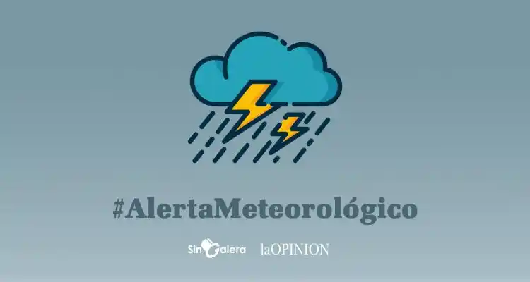 Rige alerta meteorológica por “probables tormentas fuertes”