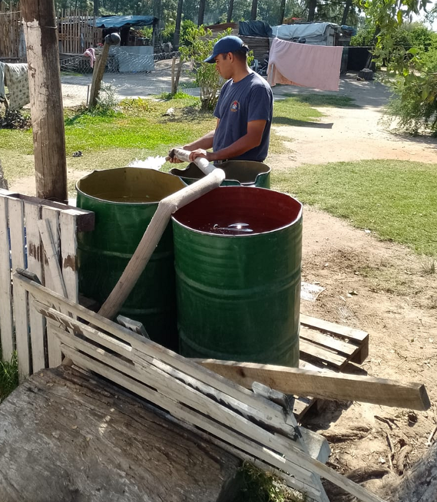 Bomberos Voluntarios abastecieron de agua a zonas necesitadas 