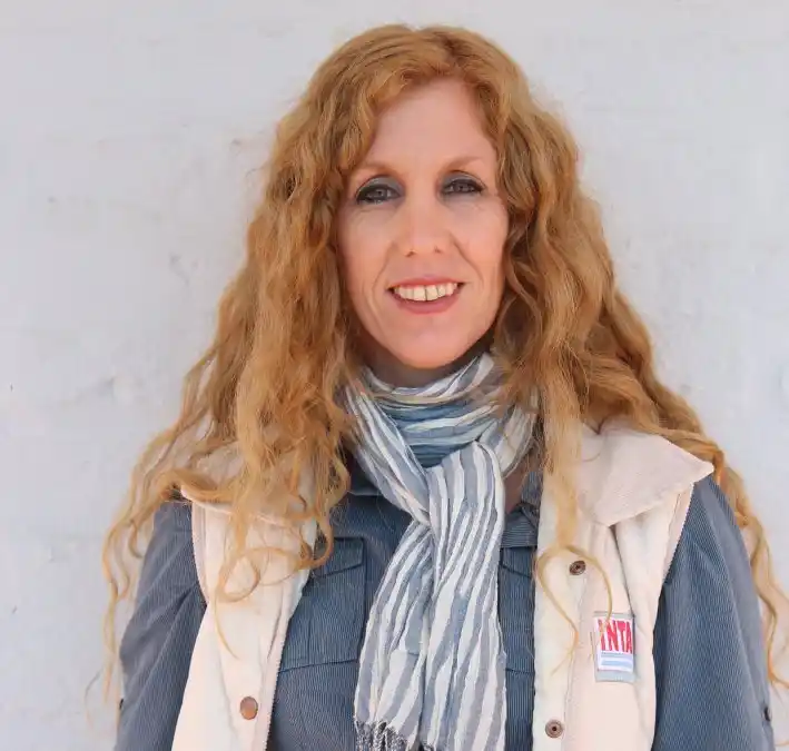 Noelia Calamari, investigadora de la Estación Experimental Agropecuaria Paraná, del INTA divbr/div