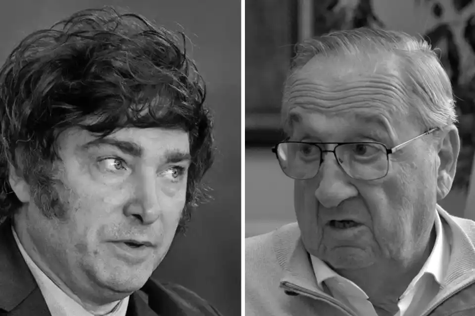 Javier Milei y Miguel Lunghi