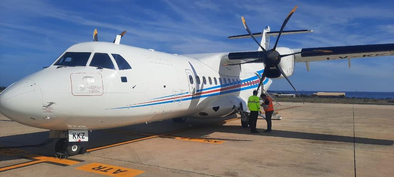 El nuevo ATR 42-600 de American Jet inicia su vuelo de entrega