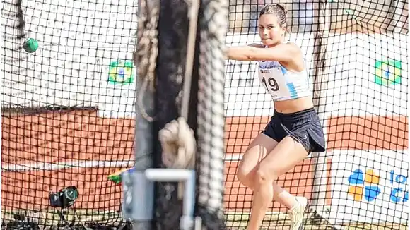 Carmela Cocco hizo historia en el Sudamericano U18 con un récord Inolvidable
