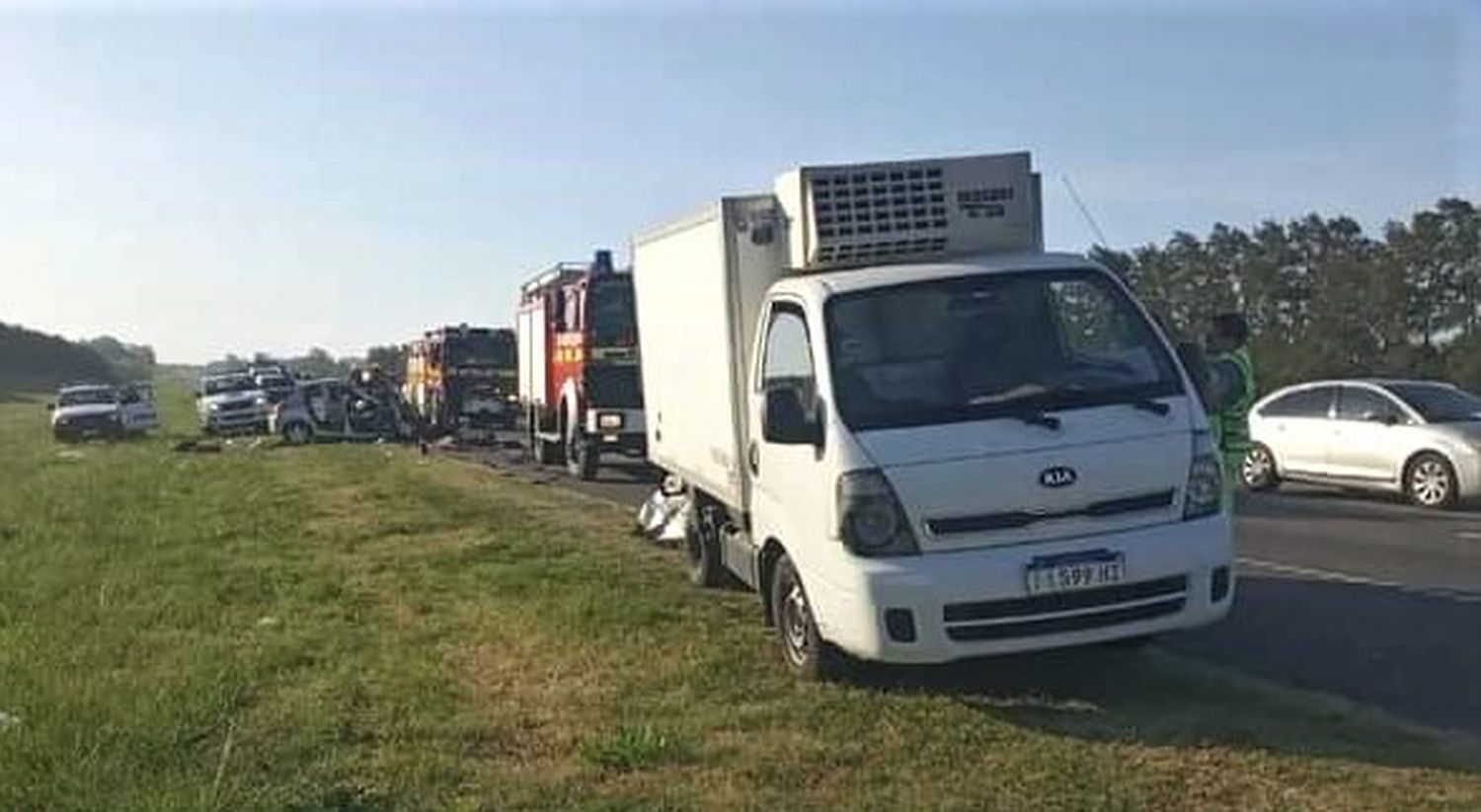 Una mujer de San Pedro chocó en ruta 9, a la altura de Alsina, y está internada en Baradero