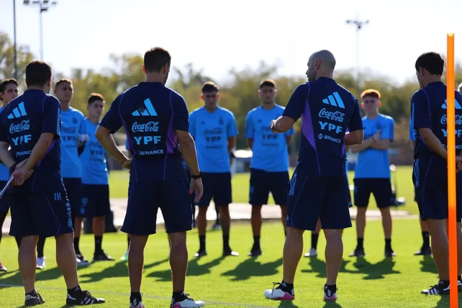 La Sub 20 comenzó con los entrenamientos en Ezeiza