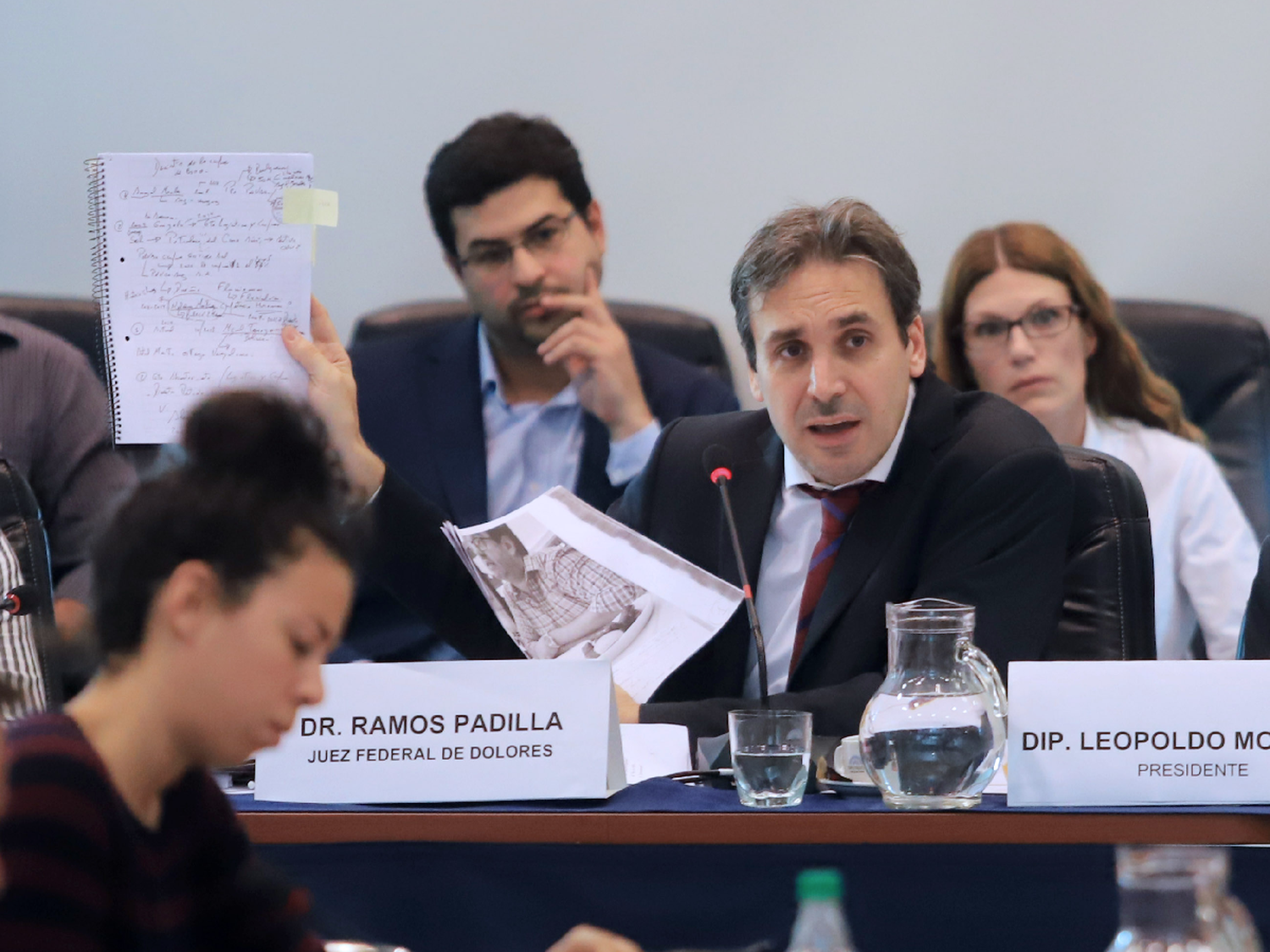 En el Congreso, Ramos Padilla dijo que investiga "una red de espionaje ilegal de magnitudes"