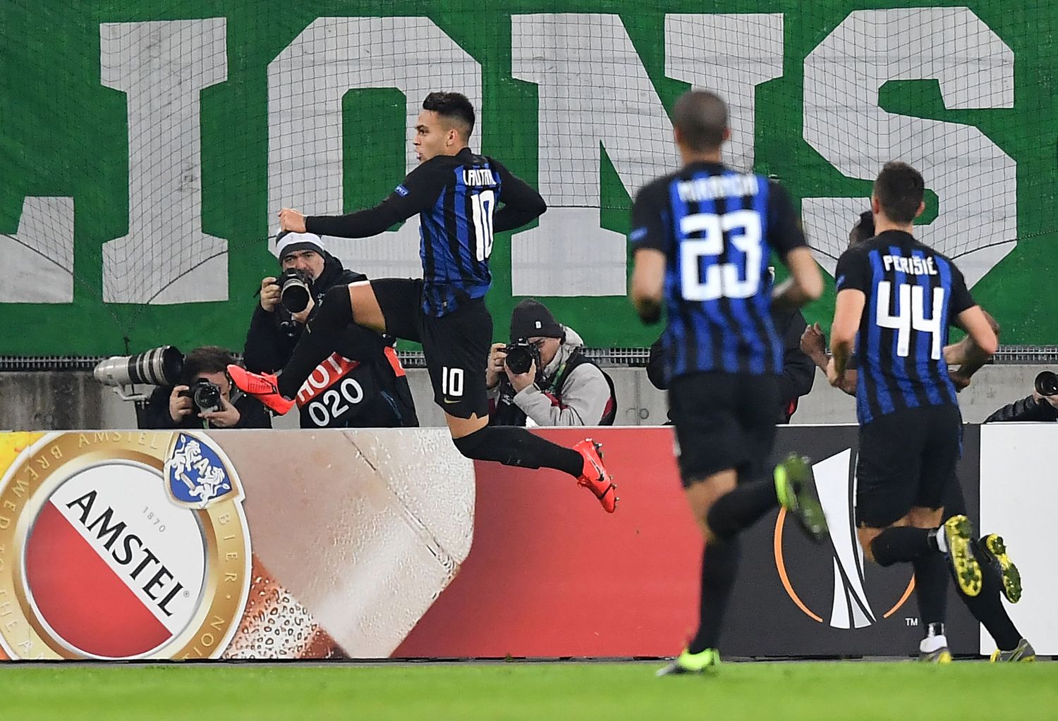 Inter ganó en Viena con gol de Lautaro Martínez