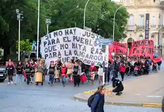 El Movimiento 1 de Octubre se movilizó contra  la cumbre G 20 