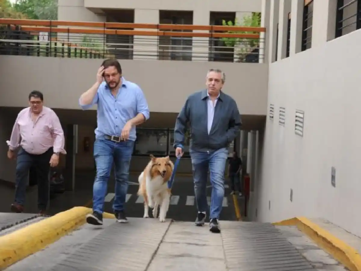 Antes de votar, Alberto recordó con emoción a Néstor Kirchner