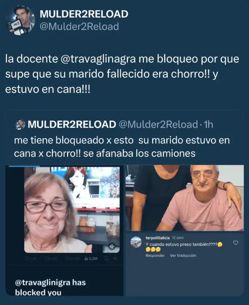 Pruebas se su supuesta relación con un pirata del asfalto