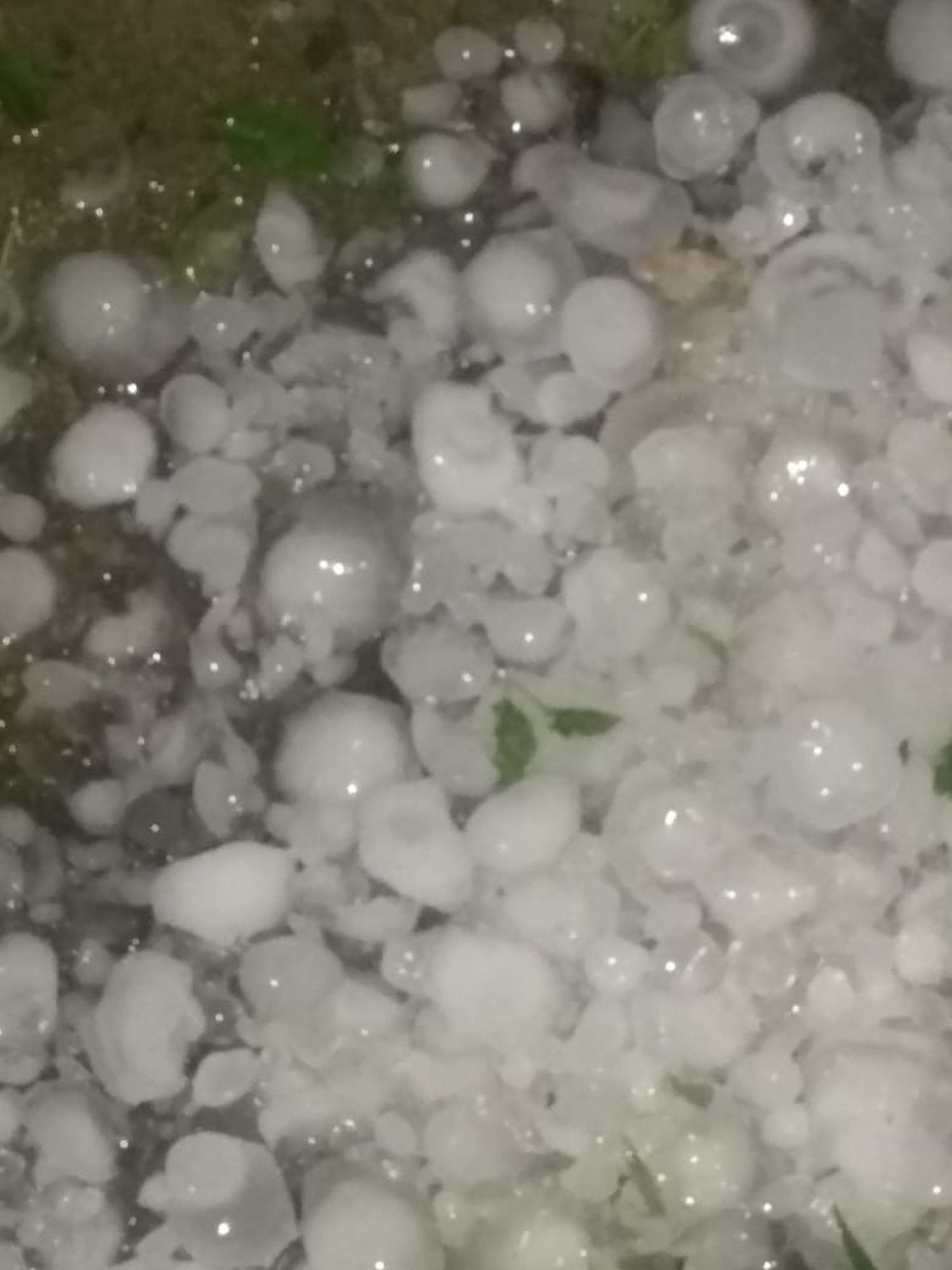 Granizada afectó a cultivos en aldeas del departamento Paraná