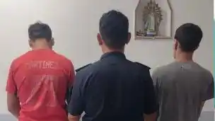 Los aprehendidos fueron puestos a disposición de la justicia por el delito de Encubrimiento.