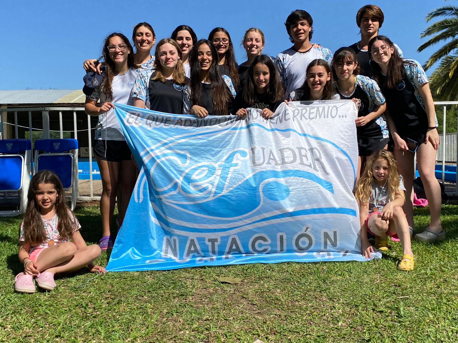 Este es el equipo de competición del CEF Nº 2 que participó en el provincial que se llevó a cabo en la ciudad de Chajarí.