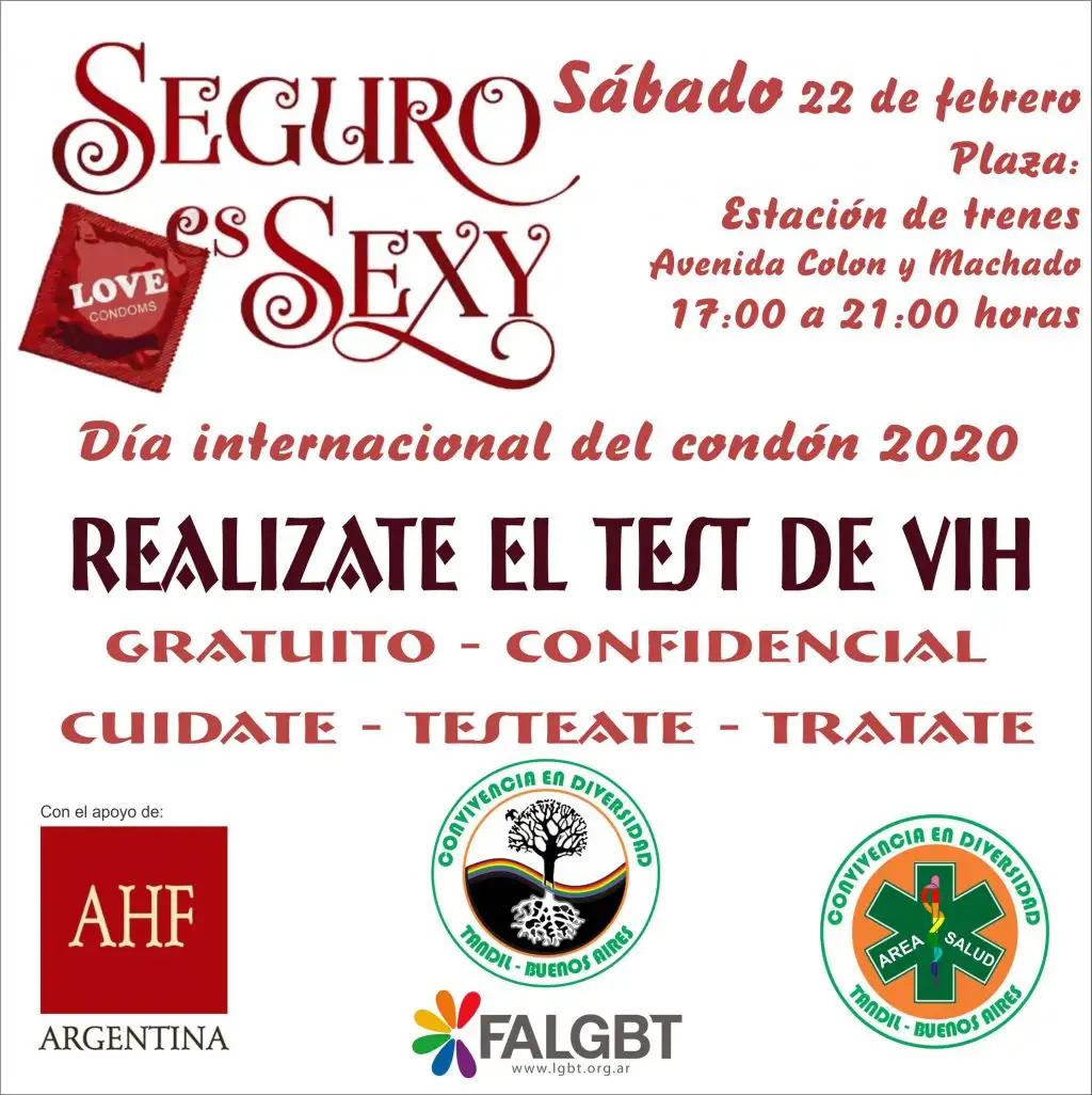 Realizarán esta tarde una jornada de testeo de VIH