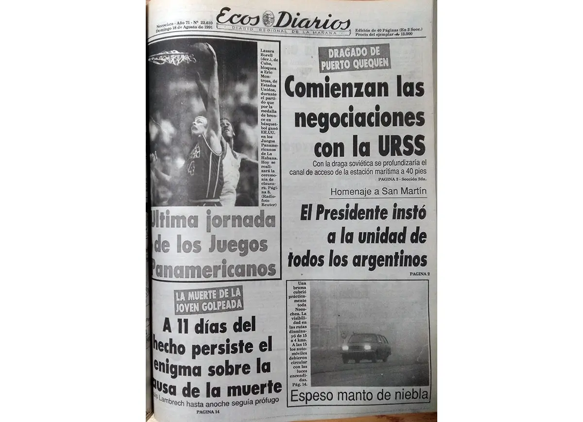 Domingo 18 de Agosto de 1991