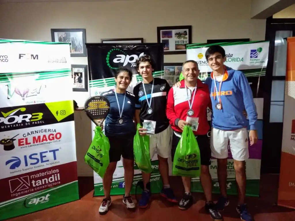 El padel local tuvo otros tres certámenes