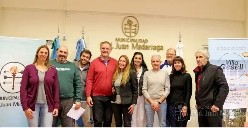 El intendente Santoro se reunión con funcionarios de Gesell