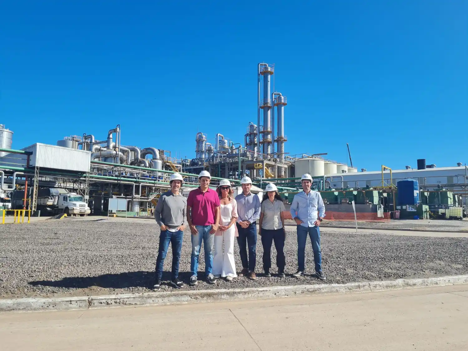 Representantes de Usicom visitaron dos plantas en Río Cuarto.