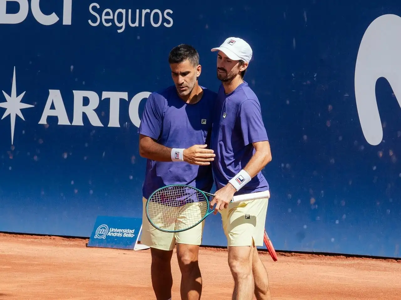 González y Molteni cayeron en el match por el título.