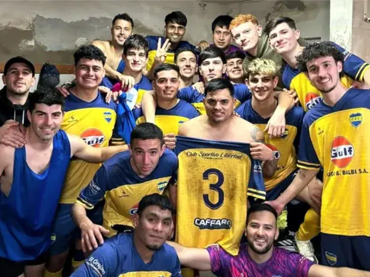 Libertad de Estacion Clucellas, puntero de la Zona Sur.Foto:@clubsportivolibertad