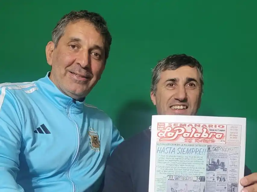 Se apagó otra voz del periodismo local: cerró el semanario La Palabra que acompañó a Rauch durante más de tres décadas