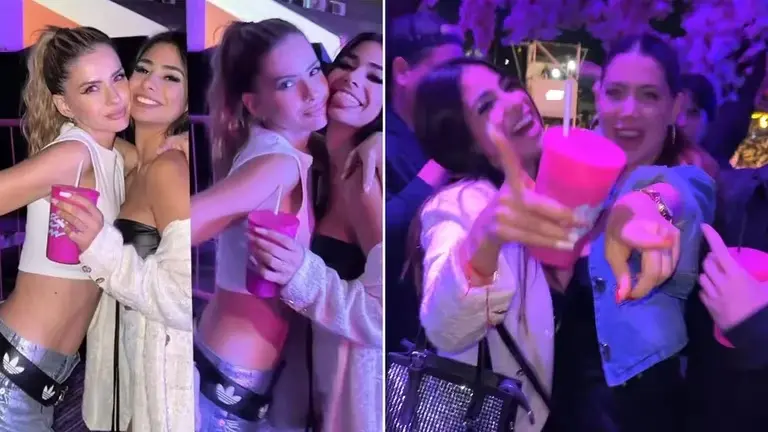Noche de solteras: Wanda Nara y la China Suárez coincidieron en una fiesta en la que pasó de todo