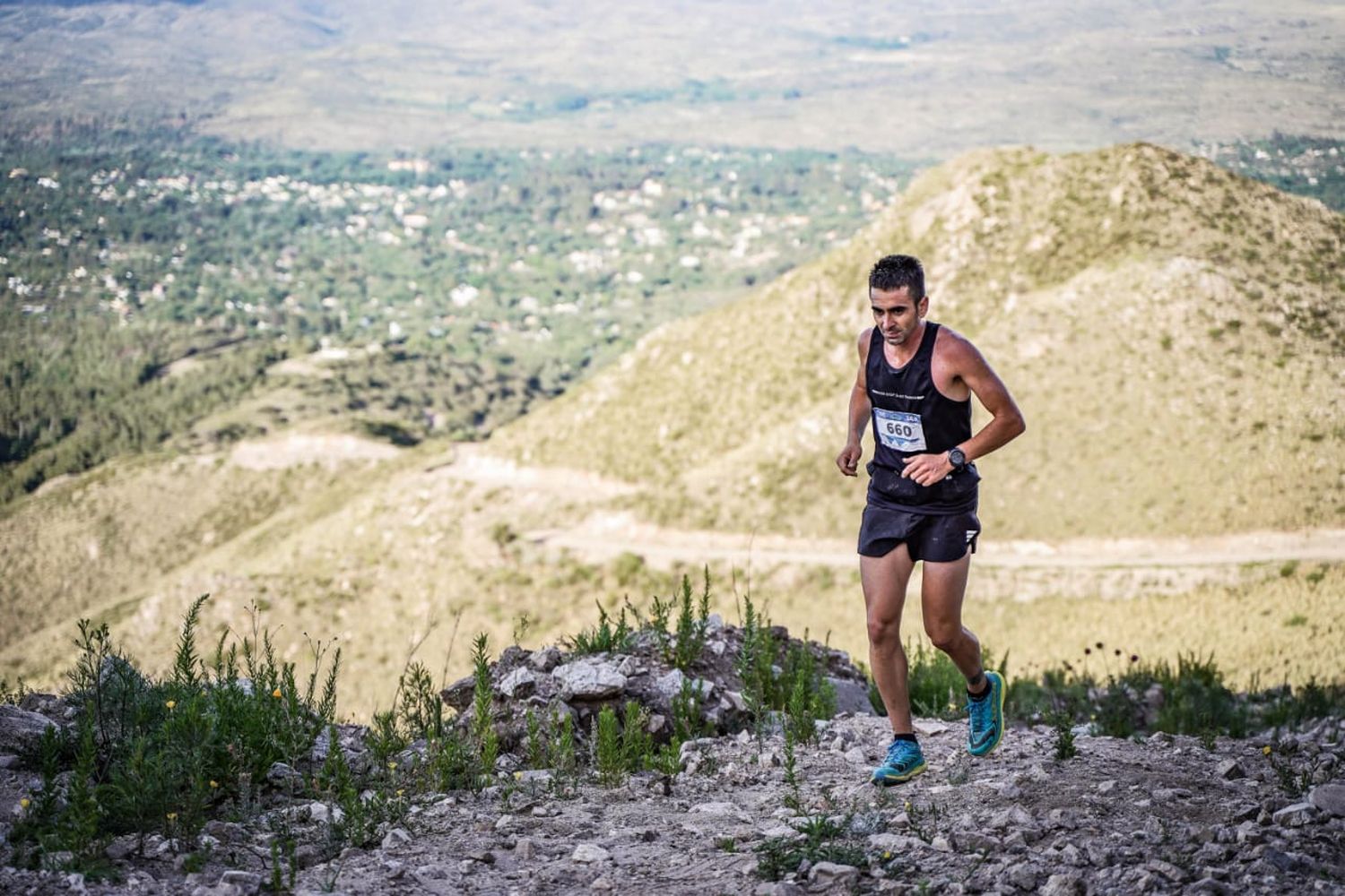 El atleta sanfrancisqueño Agustín Pérez