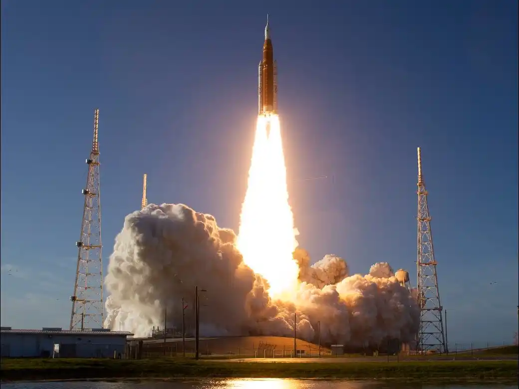 La NASA compartió las primeras imágenes de la Tierra registradas por la tripulación de Artemis II.