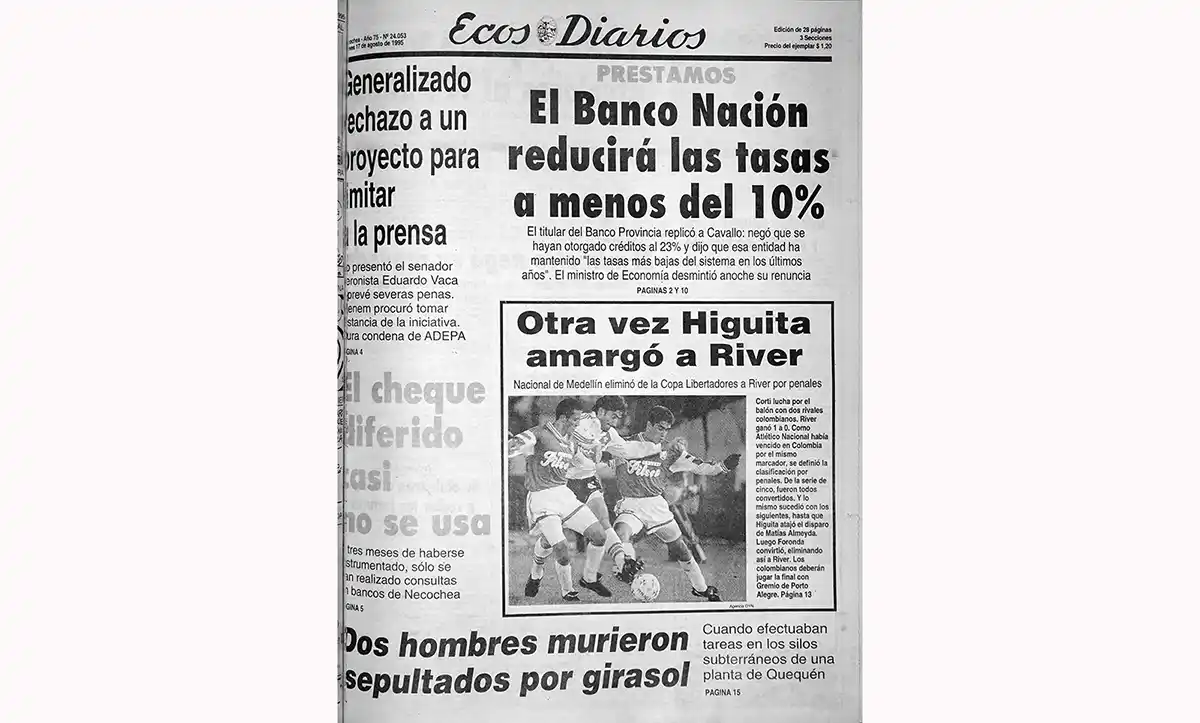Jueves 17 de agosto de 1995