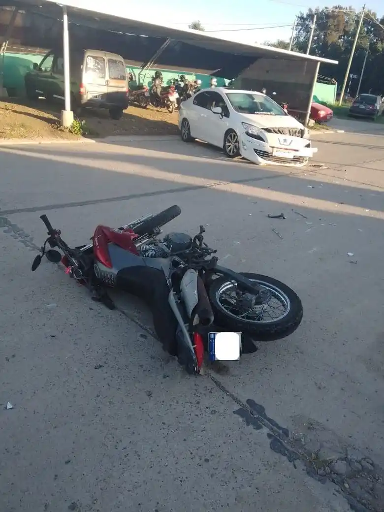 Siniestro vial en el Parque Industrial