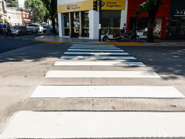 El municipio reforzará durante esta semana la señalización de las sendas peatonales