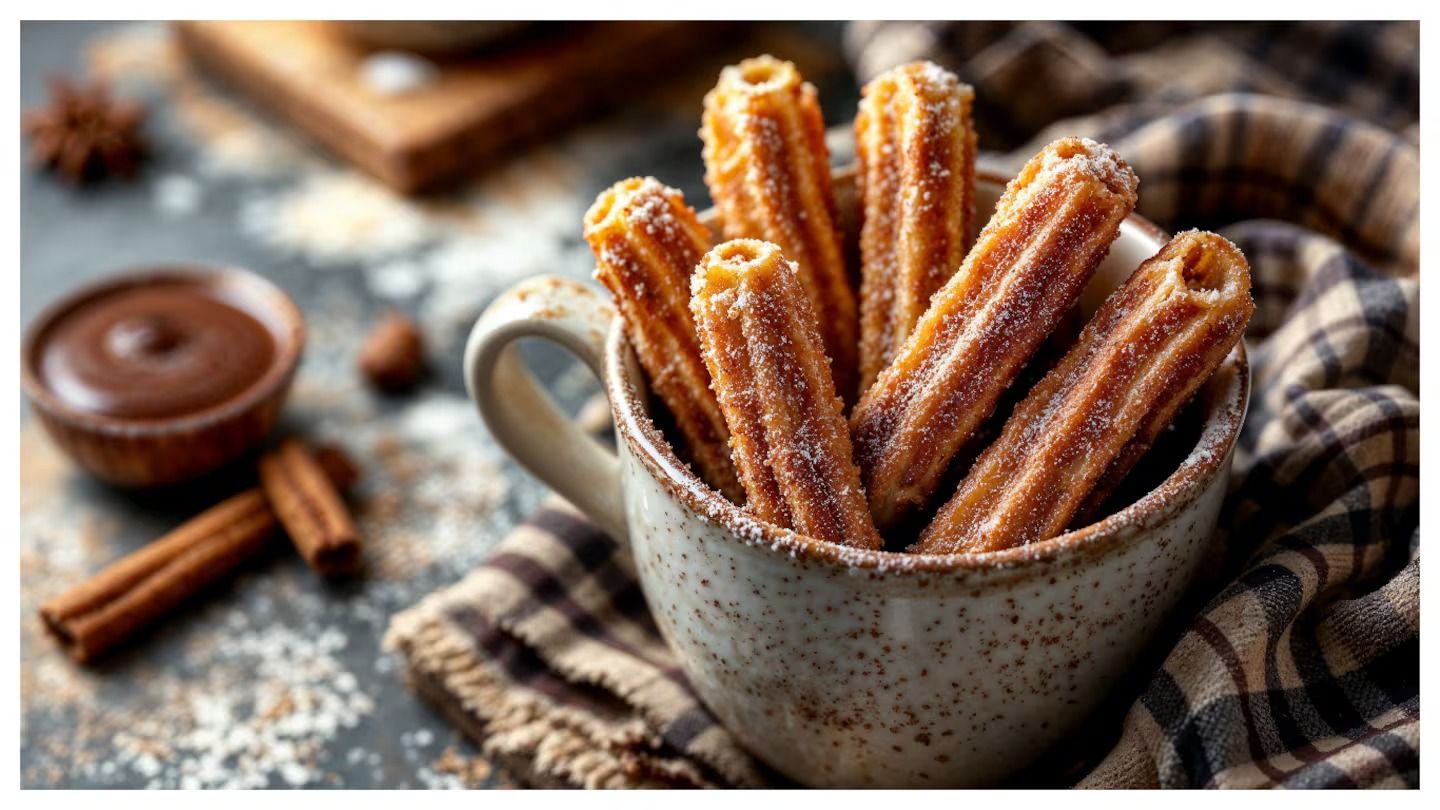 La opción saludable para cocinar de forma casera los churros. Foto: Freepik.