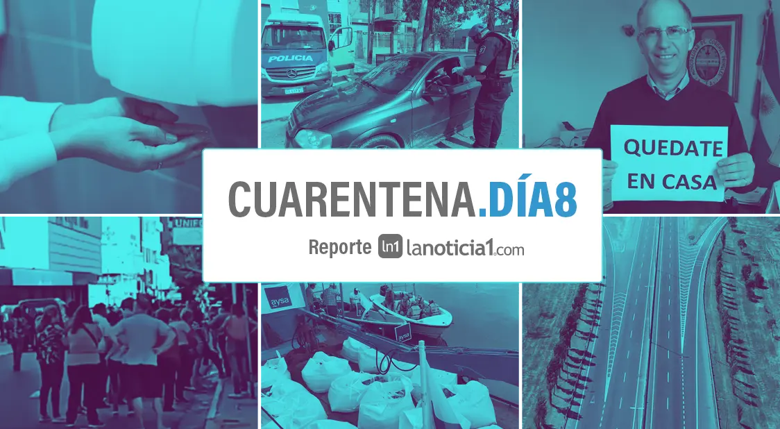 #CORONAVIRUS CUARENTENA BONAERENSE DÍA 8: 39 nuevos casos, desbordes para retirar dinero en bancos y vecinos solidarios con transportistas