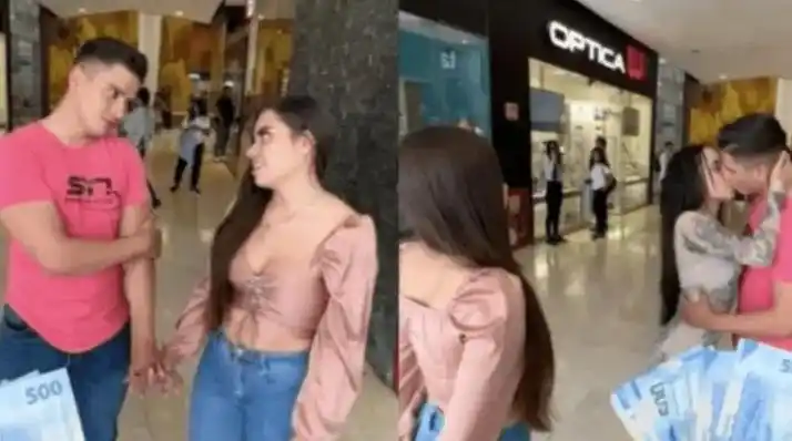 Aceptó que besaran a su novio por dinero, pero terminó sucediendo algo insólito