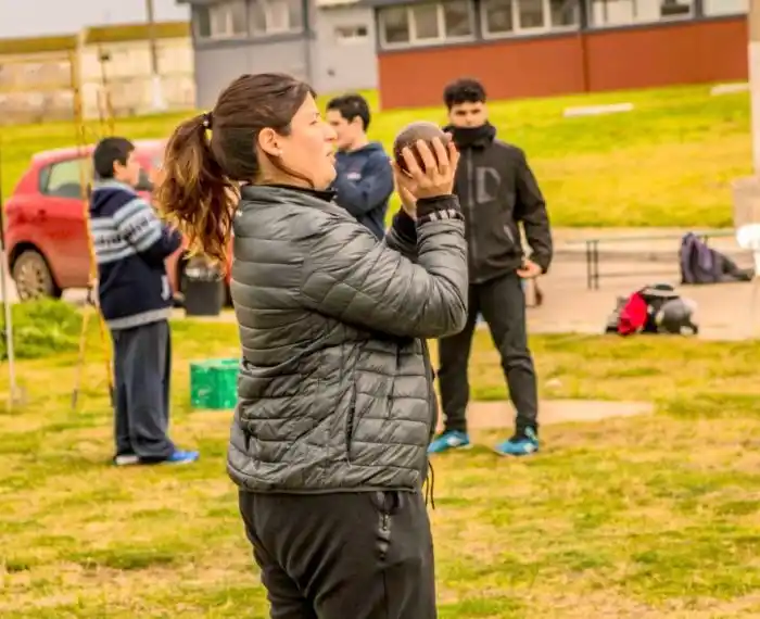 Positiva capacitación de atletismo