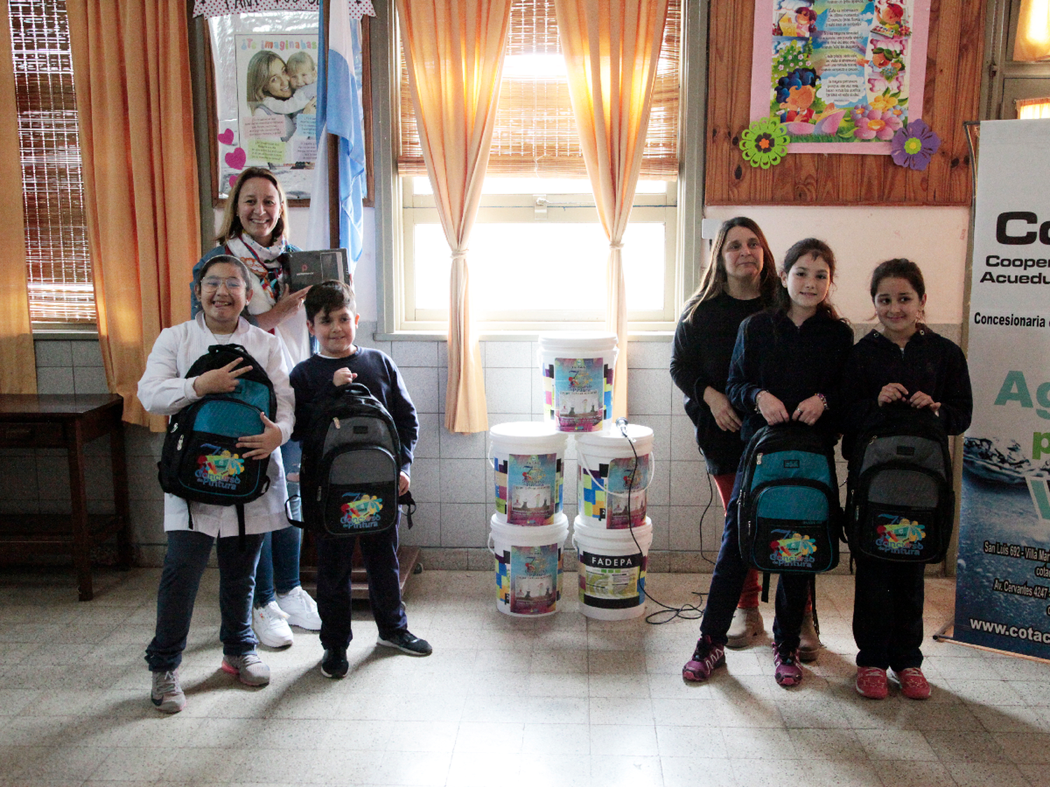 Alumnos de la escuela Río Negro ganaron concurso de la Cotac