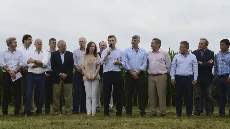 Macri anunció retenciones cero, salvo para la soja