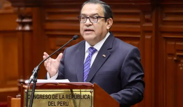 Alberto Otárola, jefe del Consejo de Ministros de Perú.