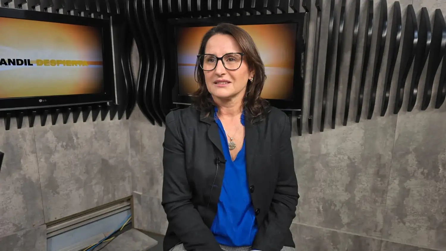 Florencia Bruggesser en el programa Tandil Despierta.