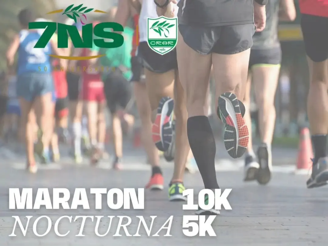 El 8 de noviembre se corre la Maratón nocturna organizada en el marco de la agenda de celebración por los 50 años del Seven rafaelino..Foto:Prensa CRAR