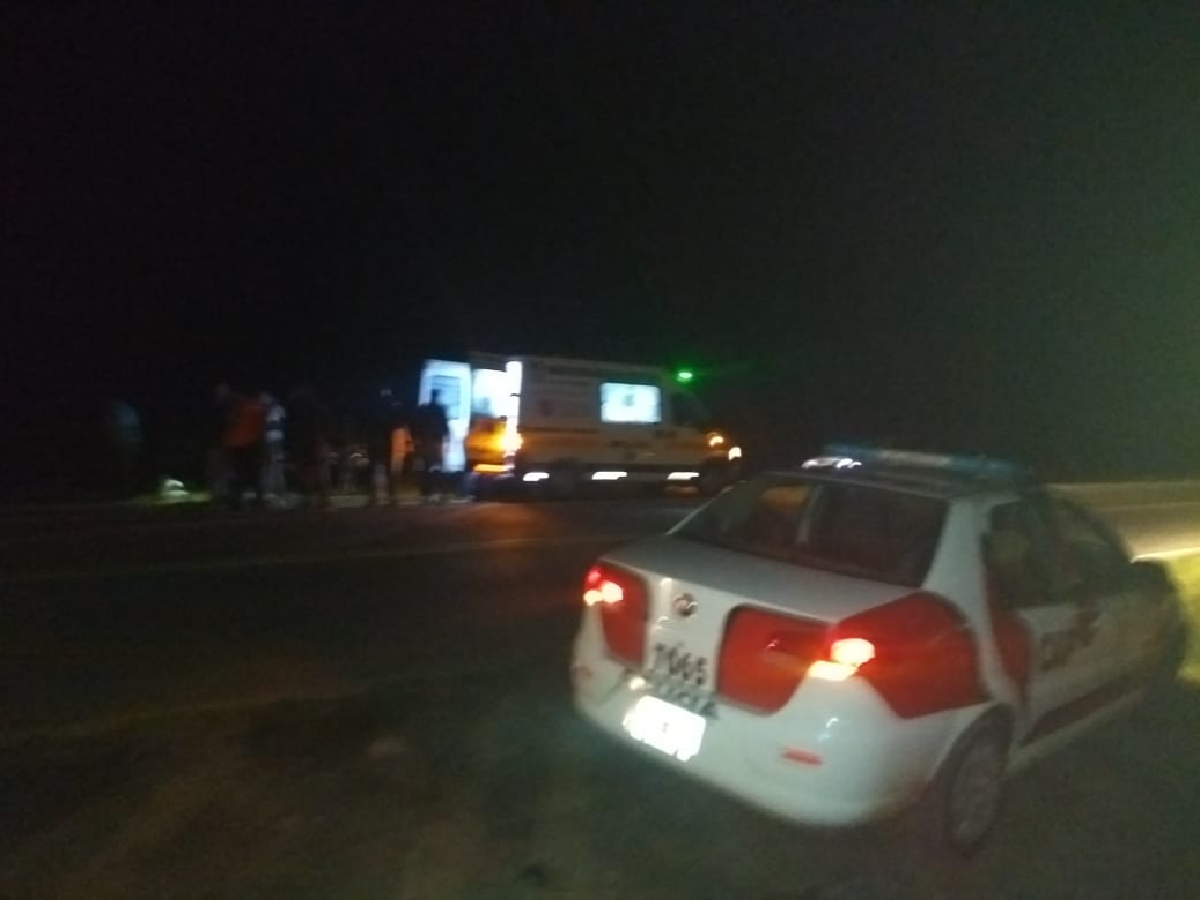 En Porteña un joven resultó con lesiones tras perder el control de su moto