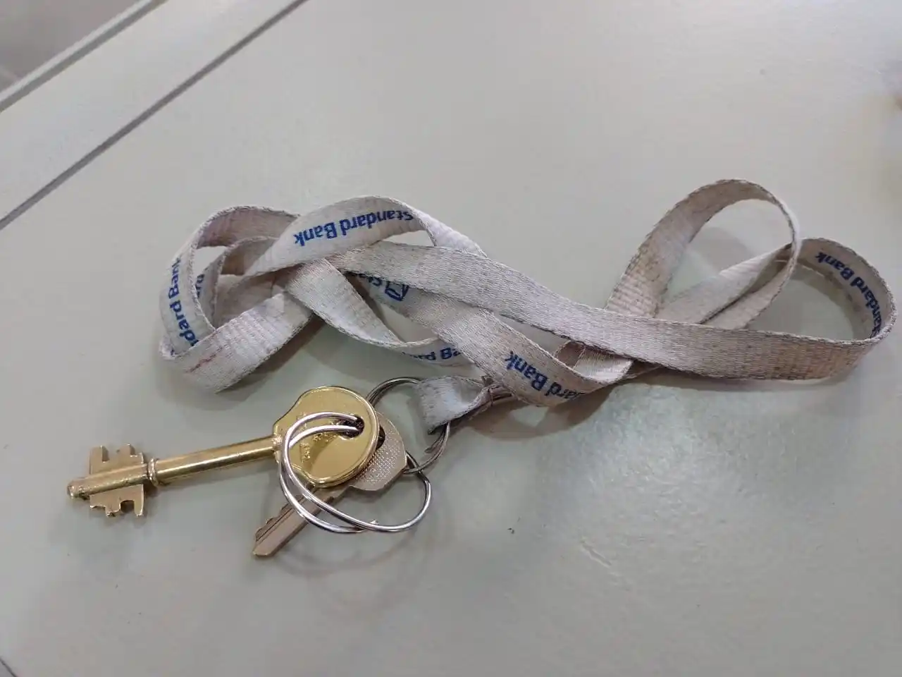 Juego de llaves encontradas