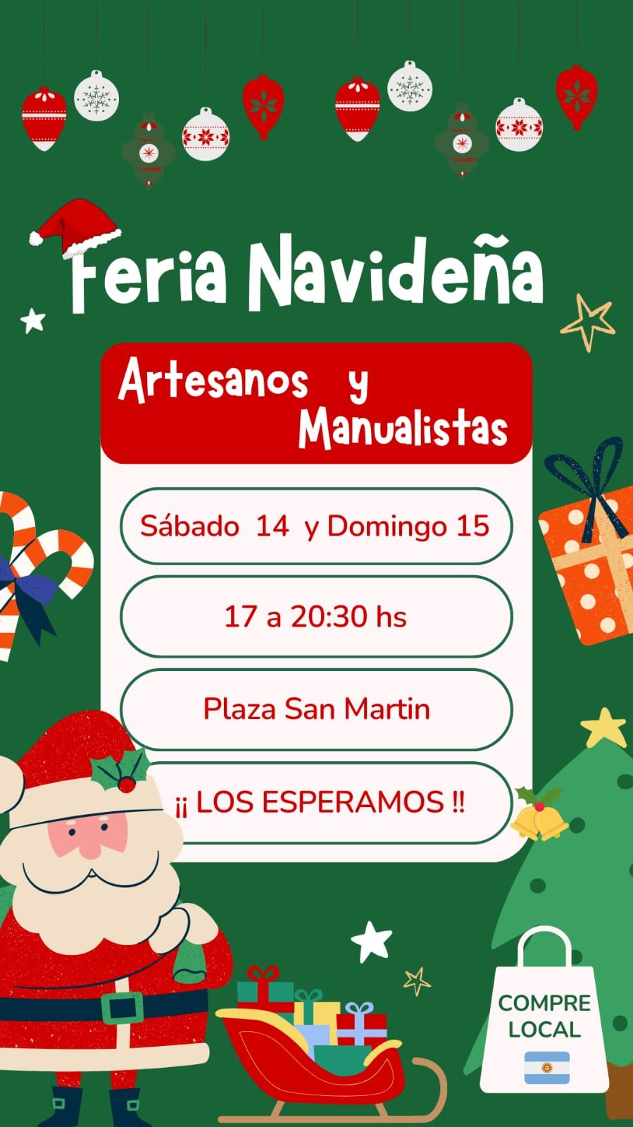 Feria de artesanos y manualistas