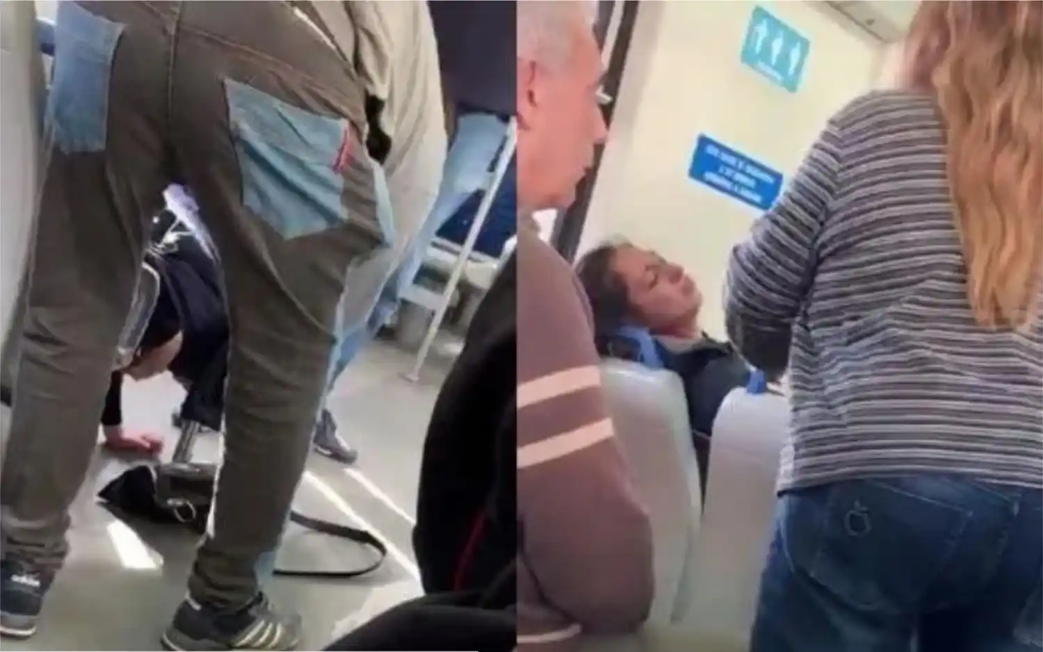 Video: Pánico de pasajeros por un escalofriante "exorcismo" en el tren Sarmiento