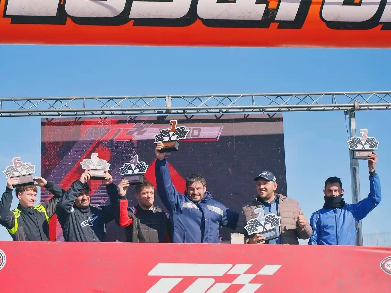 Nicolás Posebón se impuso en la final de Titulares del 1400 TZ.Foto:Prensa TZS