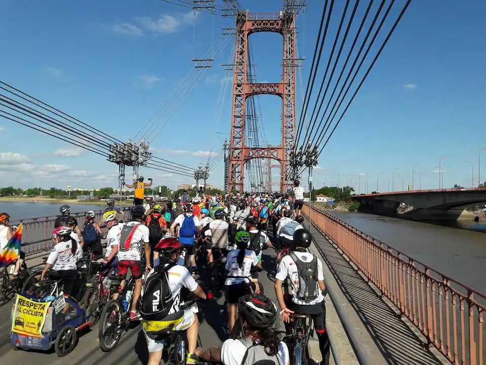 Se realiza este domingo una nueva edición del “Cruce del Túnel Subfluvial” en bicicleta